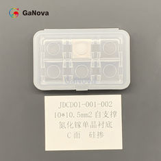 µm ≤ 10 µm ±25 TTV толщины 350 субстрата 10*10.5mm2 GaN одиночного Кристл