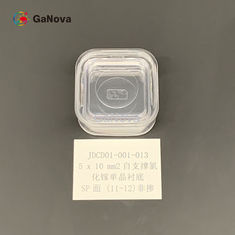 Устройство питания 5x10mm2 Недопированный N-тип свободно стоящий однокристаллический субстрат GaN с сопротивлением 0,1 Ω·cm и BOW в пределах 10μm