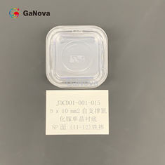 SP-сторона 5*10mm2 (11-12) ООН-дала допинг SI типа свободно стоящей резистивности субстрата GaN одиночного Кристл &gt; 10 ⁶ Ω·Прибор RF см
