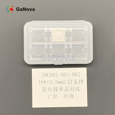 µm ≤ 10 µm ±25 TTV толщины 350 субстрата 10*10.5mm2 GaN одиночного Кристл