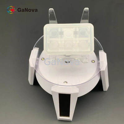 10*10,5mm2 C-Face Fe-Doped SI-Type Free-Standing GaN Single Crystal Substrate Макродефект плотность 0cm−2 TTV ≤ 10 μm Сопротивление 106 Ω·Cm Устройства для радиочастотного облучения