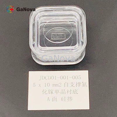 -сторона 5*10mm2 ООН-дала допинг n типа свободно стоящей резистивности субстрата GaN одиночной кристаллической &lt; 0,05 Ω·см приводит прибор в действие/лазер