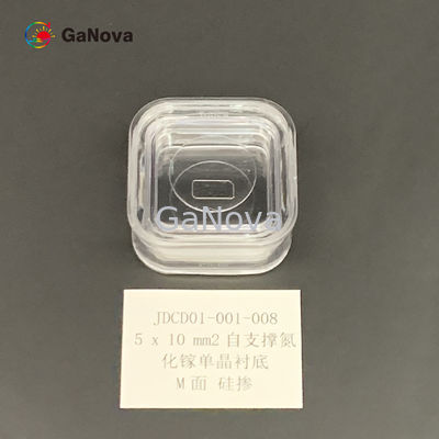 M-сторона 5*10mm2 ООН-дала допинг N типа свободно стоящей резистивности субстрата GaN одиночного Кристл &lt; 0,05 Ω·см приводит прибор в действие/лазер
