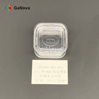 SP-сторона 5*10mm2 (10-11) ООН-дала допинг SI типа свободно стоящей резистивности субстрата GaN одиночного Кристл &gt; 10 ⁶ Ω·Прибор RF см
